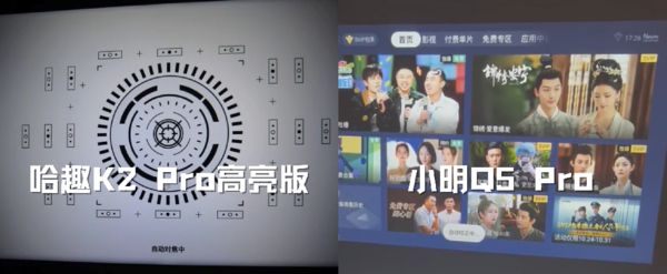 K2Pro 高亮版对比小明Q5 Pro！尊龙凯时app网站千元投影仪的较量：哈趣(图9)